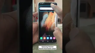 Galaxy Quick Tips Topic 73 Samsung Internet Search From Home Screen 