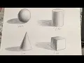 How To Draw a Sphere Cylinder Cone Cube