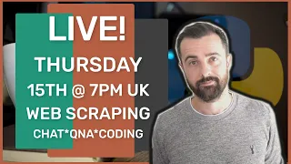 Python Web Scraping LIVE 3 QnA - Chat