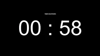 58 Seconds Countdown Timer