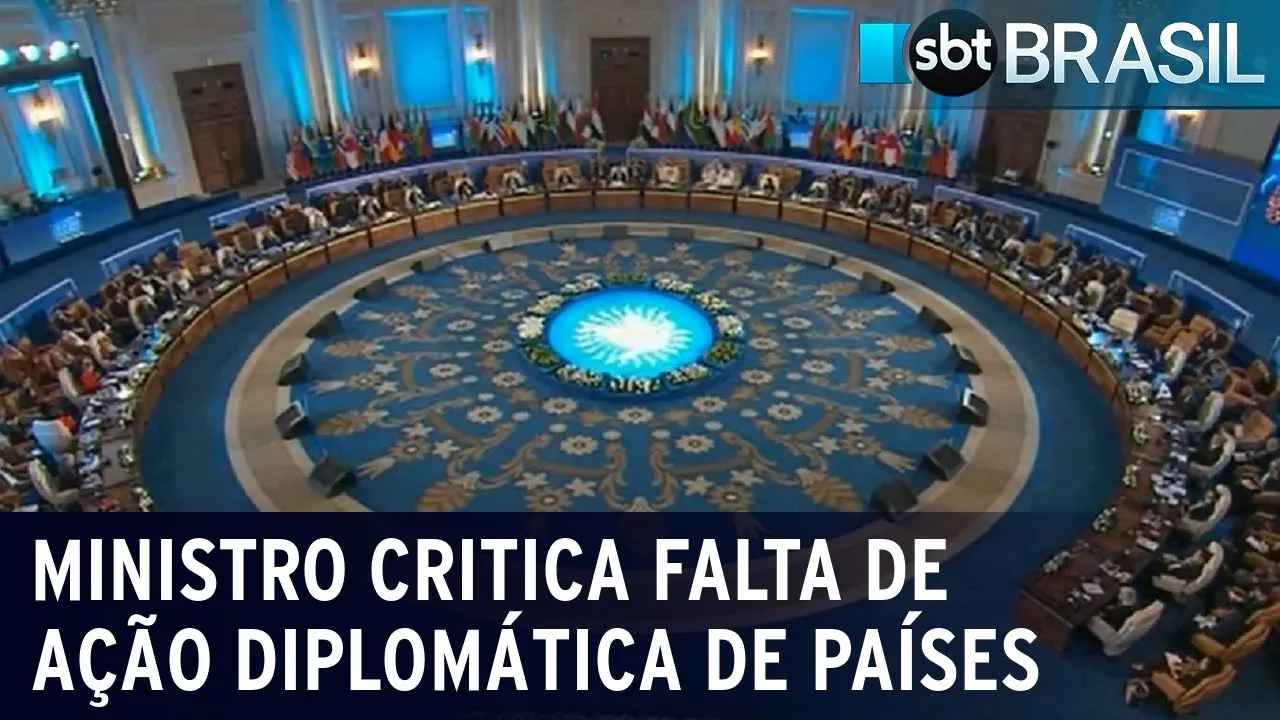 Líderes no Egito avaliam que "é chegada a hora de se negociar uma solução" | SBT Brasil (21/10/23)