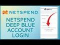 Netspend Deepblue Login How To Login Netspend Deep Blue Account 2024