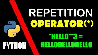 Python 3 Tutorial String Repetition Operator