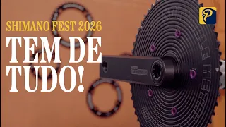 Tem de tudo, bikes, quadros, peças e serviços no Shimano Fest 2026. Pedaleria