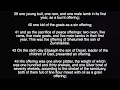 Numbers 7 - English l Scripture l NKJV