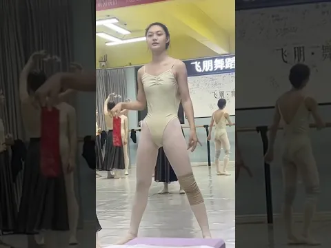 Dance students in flexibility training #dancer