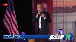 its time for some change steve hilton addresses supporters as he takes early lead in ca govern 