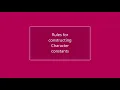Rules for constructing Character Constants C - Odia