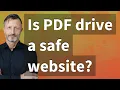 Is PDF drive a safe website