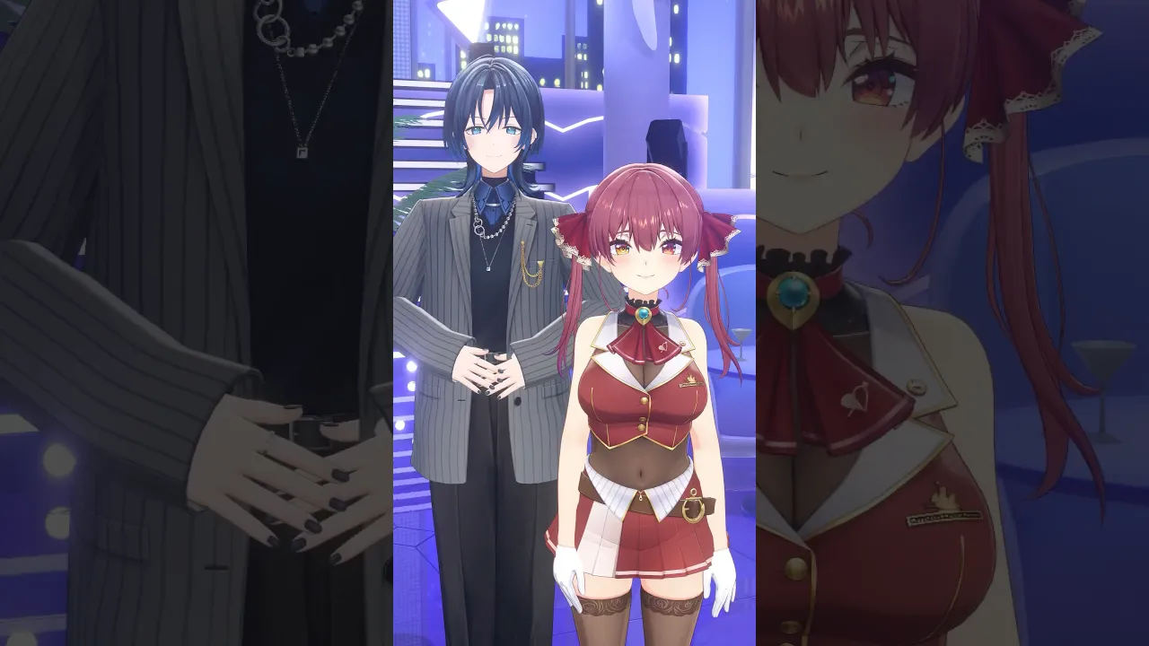 パペットスンスンガチ勢の青マリでBUBBLEDANCE【火威青×宝鐘マリン】#hololiveDEV_IS #ReGLOSS #ホロライブ #shorts