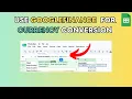 How to use GOOGLEFINANCE for Currency Conversion in Google Sheets