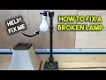 How to Replace a Lamp Socket