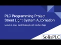 PLC HMI Programming Project Development Tutorial Beginners Ladder Logic Diagram RSLogix Part 2