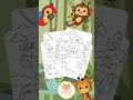 Fun Jungle Animal Coloring Pages for Toddlers