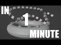 How to create an array in 1 Minute in Blender Tutorial