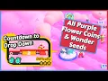 Countdown to Drop Down - All Purple Flower Coins Wonder Seeds Flagpole in Super Mario Wonder