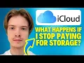 What Happens If I Stop Paying For iCloud Storage - EXPLAINED
