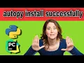 Autopy install error solution install autopy in python numpy installation
