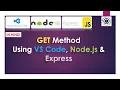 -GET Method Using Vs Code Node js Express Hindi
