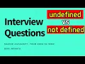 undefined vs not defined JavaScript Interview Questions Zero to Hero