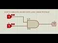 AND-gate Simulation in Proteus