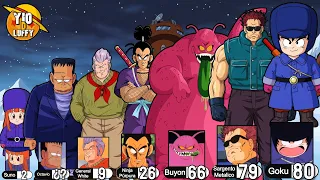 TODOS LOS NIVELES DE PODER DEL ARCO DE LA TORRE MÚSCULO Y EL GENERAL WHITE | Dragon Ball