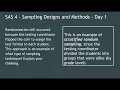 SAS 4 - Sampling Designs and Methods