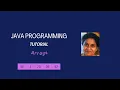 Lesson 41 Arrays Part 2 One Dimensional Array - Initializing and Storing Elements