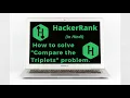 Compare The Triplets HackerRank Solution Explanation in Hindi coding4u
