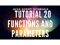 Learn JavaScript Tutorial 20 - Multiple Parameters Functions Last