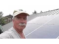 No Penetration Part 2 Metal Roof Solar Panel Install - I Beat the Storm