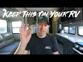 RV Spare Parts You Should Have