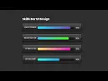 Animated Skills Bar UI Design Using HTML CSS