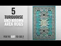 Top 10 Turquoise And Brown Area Rugs 2018 Classic Traditional Geometric Persian Design Area rugs