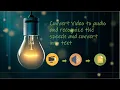 Convert the file into file then into text using python
