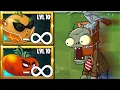 All AOE Plants VS 40 Brickhead Zombie LEVEL 1 \u0026 100 - Who Will Win? - Pvz 2 Plant vs Plant
