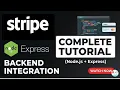 Stripe Payment Gateway Backend Integration Node js Express Complete Tutorial amplifyabhi