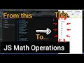 024 JavaScript Mathematical Operations SA YouTuber