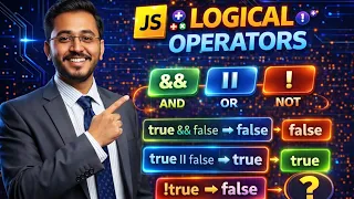 JavaScript Logical Operators Explained AND OR NOT Operators Guide Part 14