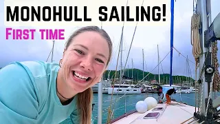 Catamaran sailors try a MONOHULL!  [Ep. 82]