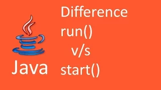 What is difference between run and start method- Multithreading--Using Program