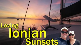 Amazing Ionian sunsets as we head to Argostoli! (Sailing Dakini – Leave to Roam Ep. 47)