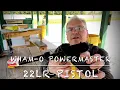Wham-o powermaster 22lr single shot pistol first shots at the range Super rare
