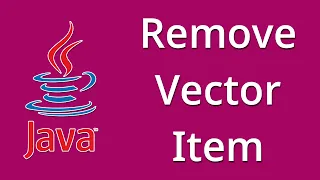 Remove vector item in Java-java programming for beginners