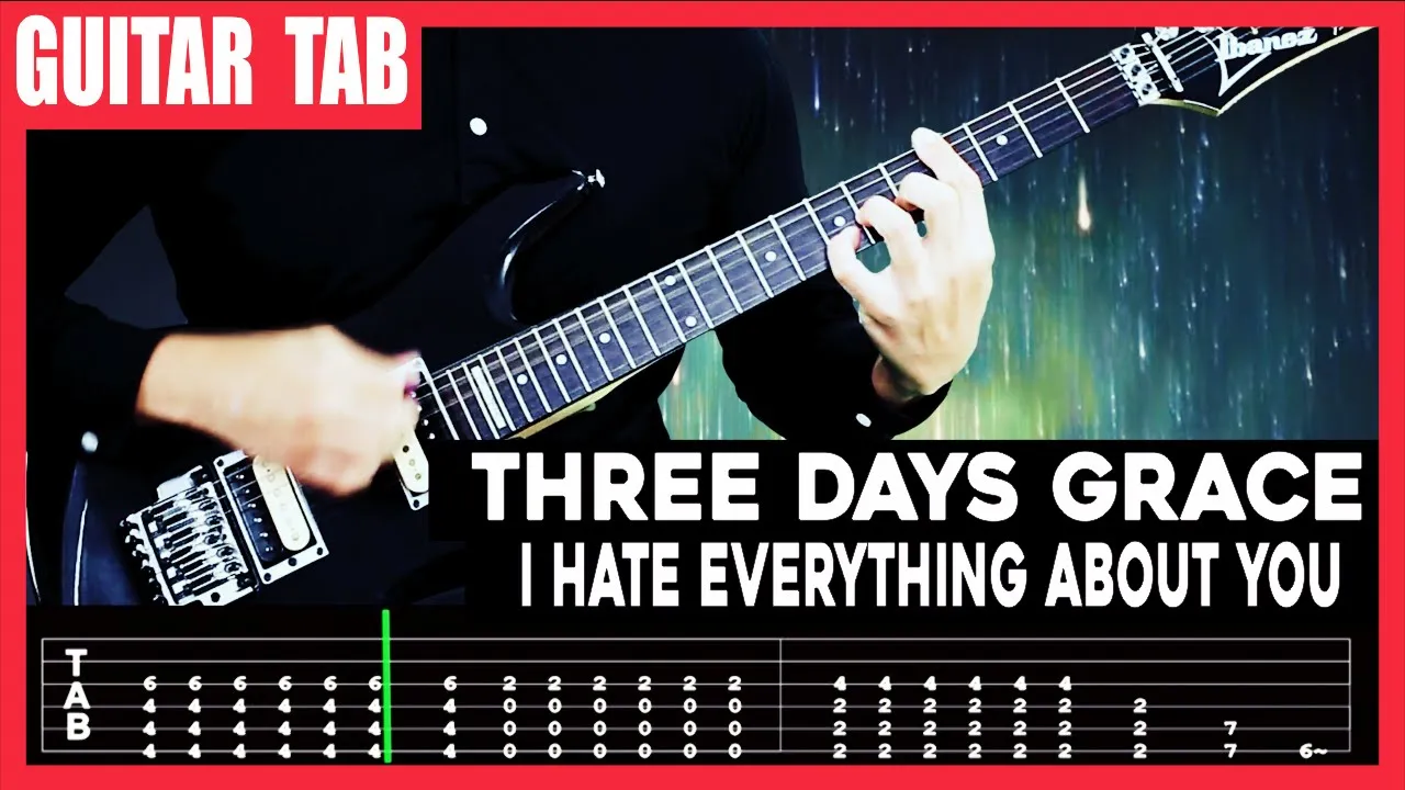 【THREE DAYS GRACE】[ I Hate Everything About You ] cover by Dotti Brothers | LESSON | GUITAR TAB