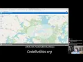 Reactive geoprocessing with JavaScript and Vue js