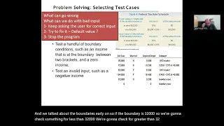Big Java Chapter 5 Decisions Part 6 - Problem Solving Selecting Test Cases