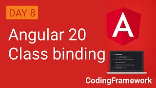 Angular 20 Tutorial Day 8 Class Binding Explained with Examples