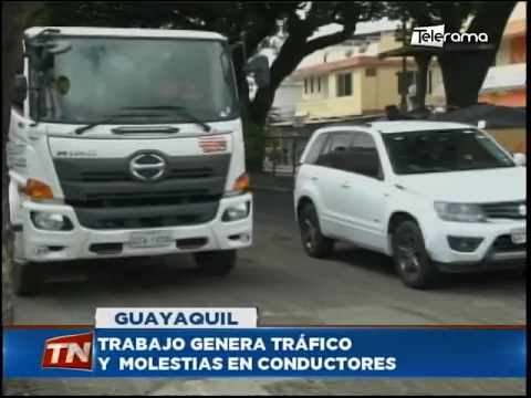 Trabajo genera tráfico y molestias en conductores