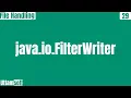 java FilterWriter class FilterWriter class in java example extends use in hindi